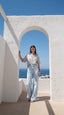 Womens Baggy Jeans - Light Blue
